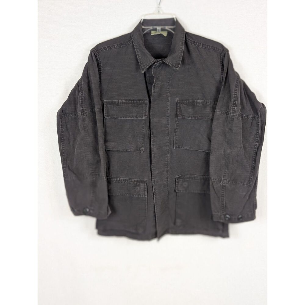 Military Combat Ripstop Coat Dark Gray Women's Size XS